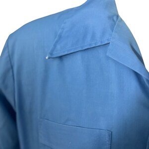 Vintage 60's blue Norgate men's shirt L image 7