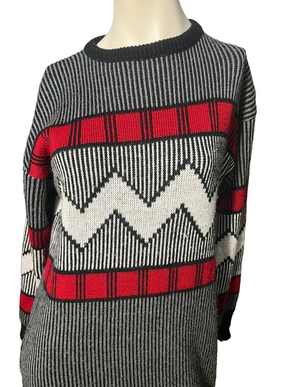 Vintage 80's sweater dress Latitudes M - image 3
