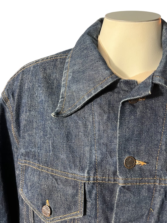 Vintage 70's jean jacket XL Sears Jean Joint