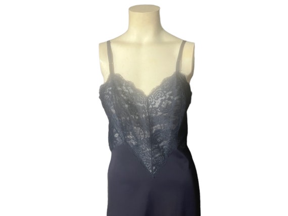 Vintage Vanity Fair navy slip lingerie 34 S - image 1