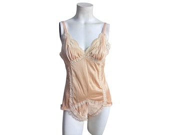 Vintage beige teddy lingerie 34 M Aristocraft