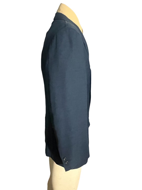 Vintage 70's blue suit jacket 42 - image 4