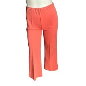 Vintage peach polyester slacks pants 26&quot; waist