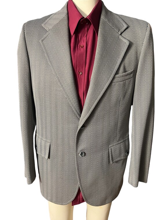 Vintage 70's Men's Knit Suit Jacket 42 Sears - Etsy Canada