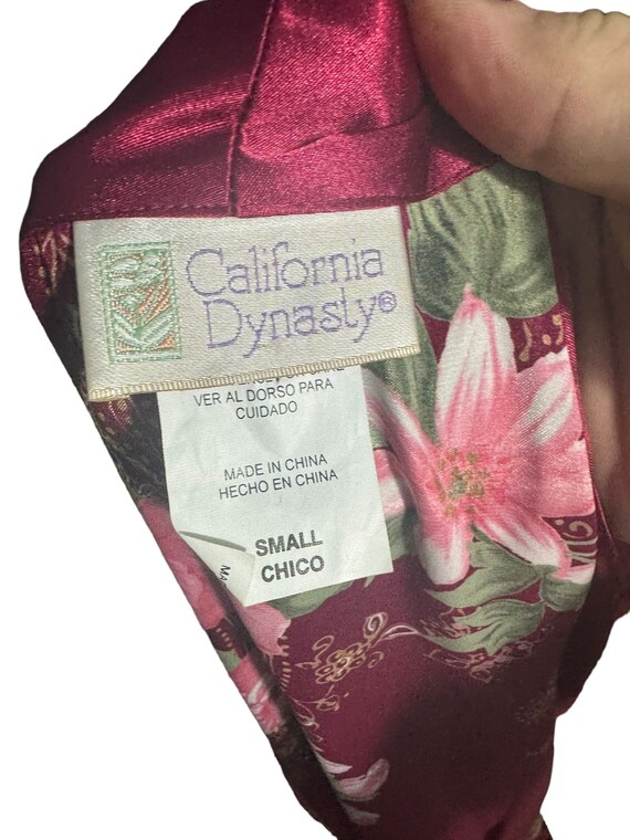 Vintage California Dynasty Robe House Dress Women Medium