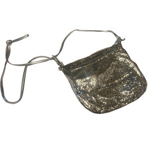 Vintage silver mesh Whiting & Davis purse