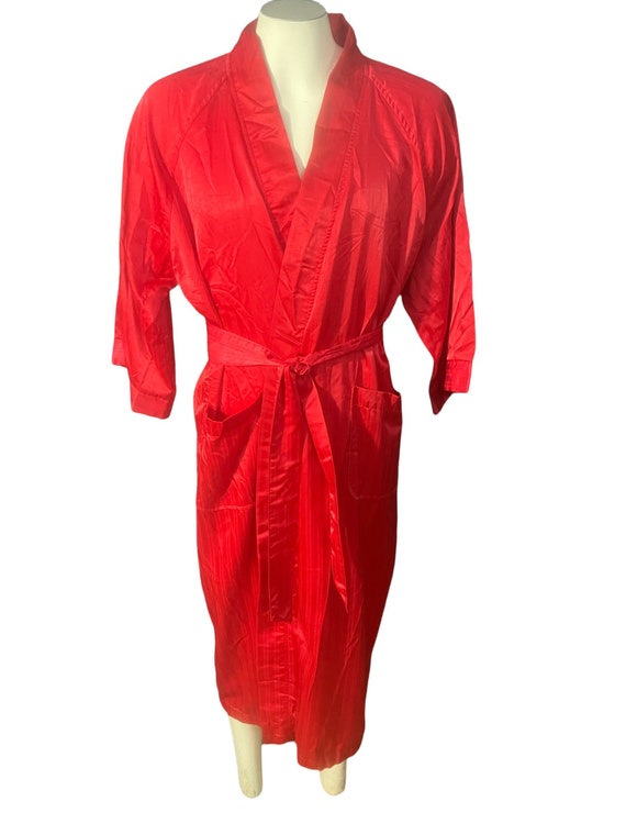 Vintage red Christian Dior men's robe - image 2