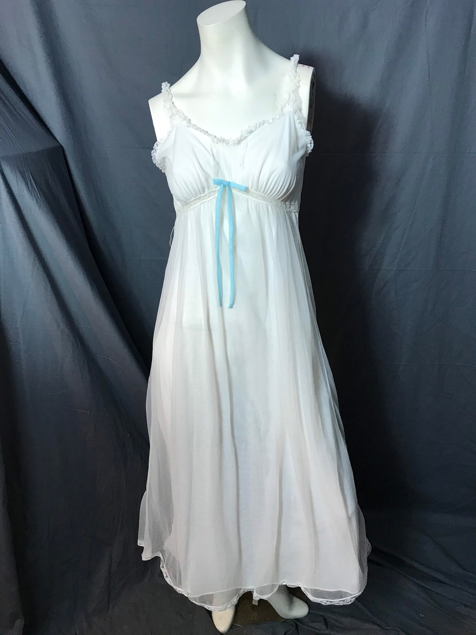 S Vintage Lingerie Set Miss Elaine Nightgown Robe Size M Women S My