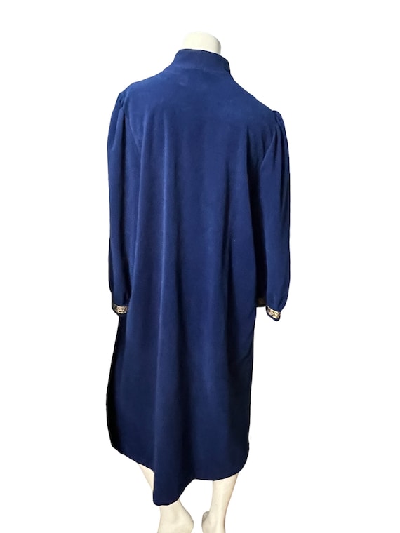 Vintage blue Vanity Fair robe L - image 5
