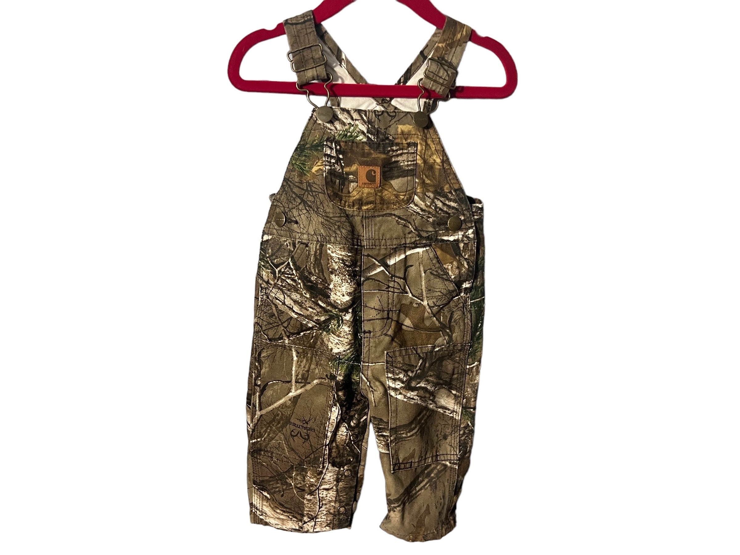 Baby Carhartt Camo Overalls 6 Month - Etsy
