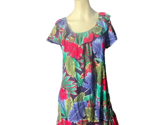 Vintage Hilo Hattie Hawaiian dress XL - image 1
