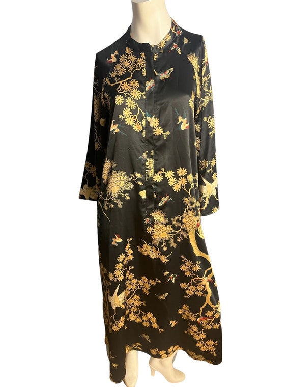 Vintage lounge dress robe, Natori M - image 2
