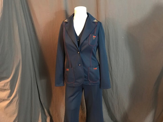 Vintage 1970’s Right On 3 pc women’s bellbottom pa