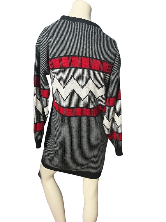 Vintage 80's sweater dress Latitudes M - image 5