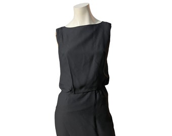Vintage black 60's dress M The Pixie