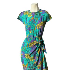 Vintage 80&#39;s silk sarong dress 4 Gillian