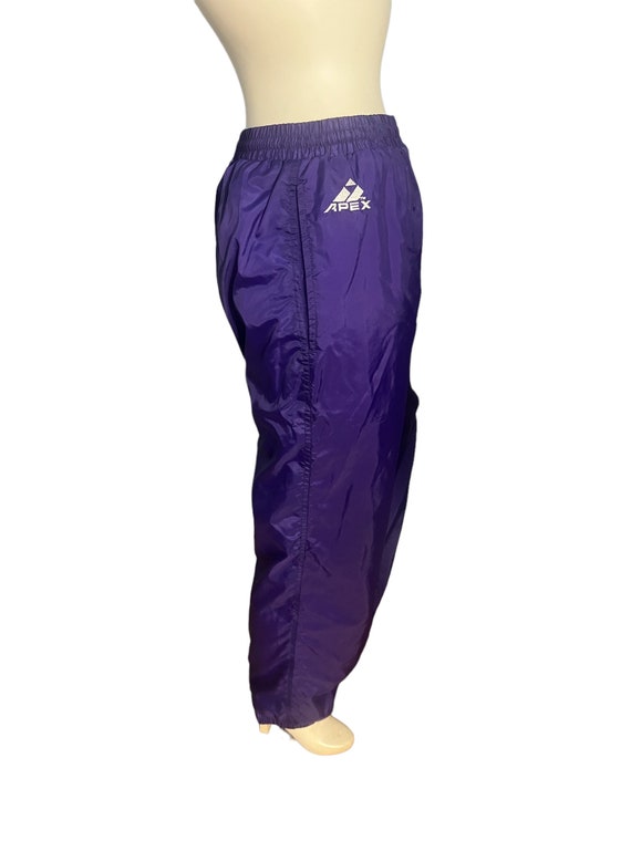 Vintage purple track suit ski suit Apex L - image 9