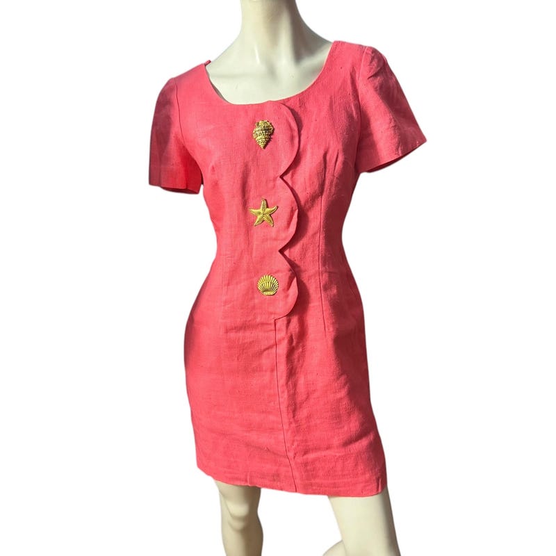 Seline S S Shirt Dress Fossil Aop Sandshell