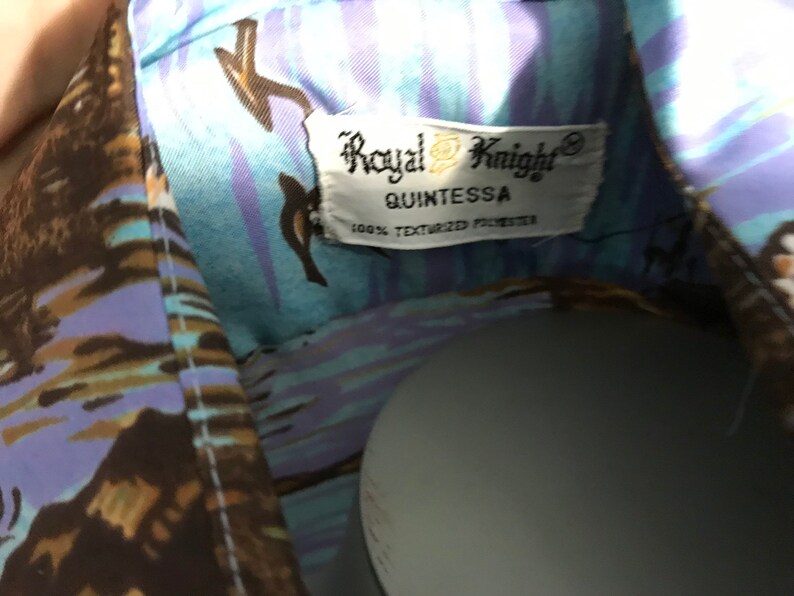 Vintage 1970s Royal Knight Quintessa boat shirt M image 7