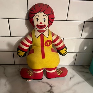 Vintage cloth Ronald McDonald doll