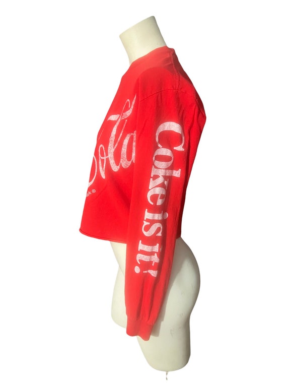 Vintage Coca-Cola half shirt S - image 3