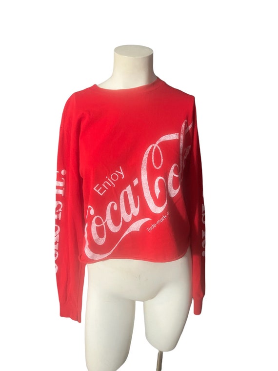 Vintage Coca-Cola half shirt S - image 2