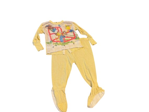 Vintage baby Dr Denton baby onesie jumper