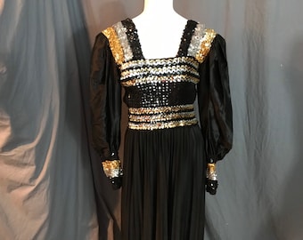 gold dress net a porter Metallic Disc Shift Dress 6 / Metallic