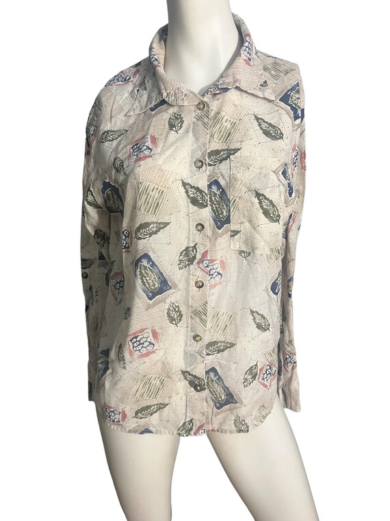 Vintage 80's Tapestry button up shirt L - image 2