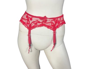 Vintage red garter belt Henson S