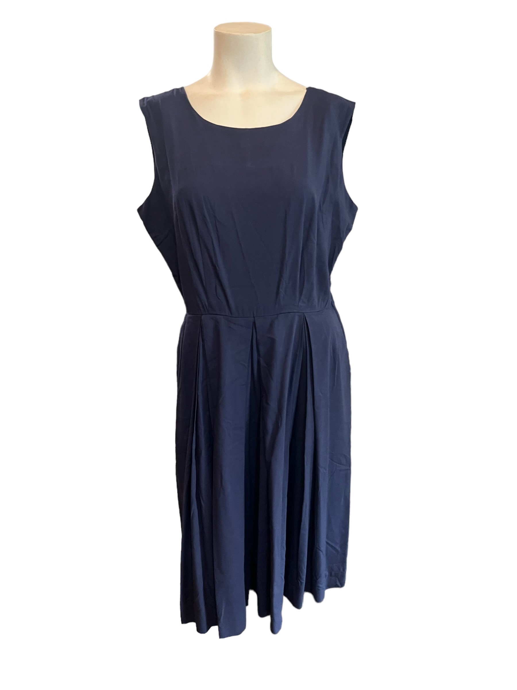 ヴィンテージ 50年代 ブルー ネイビー ドレス L - Etsy 日本