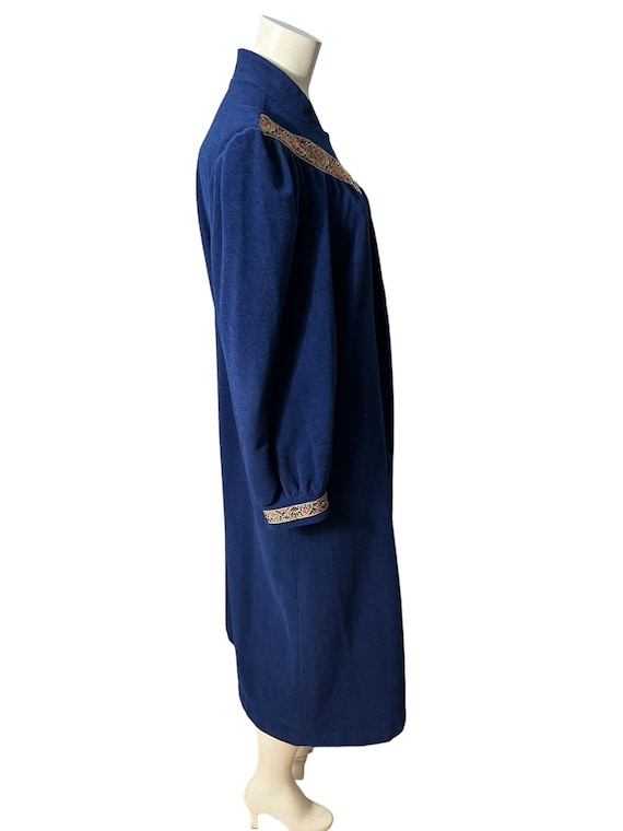 Vintage blue Vanity Fair robe L - image 4