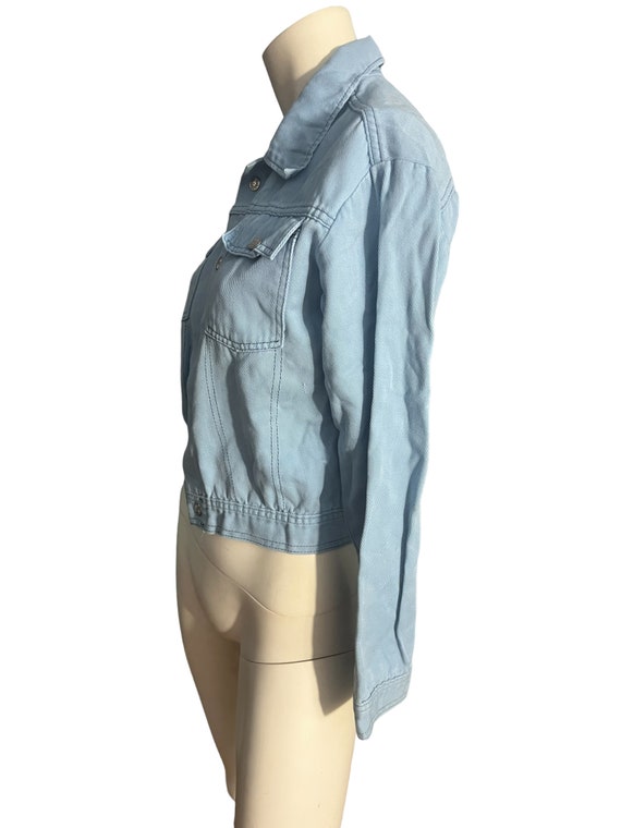 Vintage 70's jean jacket S Mongomery Ward - image 5