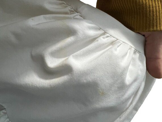 Vintage white Malco Modes petticoat skirt M - image 7