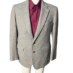 Vintage 80&#39;s men&#39;s suit wool jacket 40 R