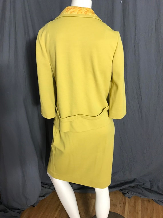 Vintage 1970’s Butte Knit mustard yellow women’s … - image 6