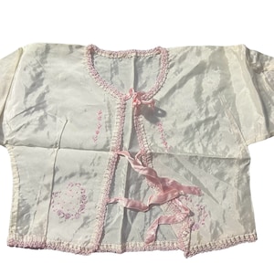 Vintage 50&#39;s baby diaper shirt jacket