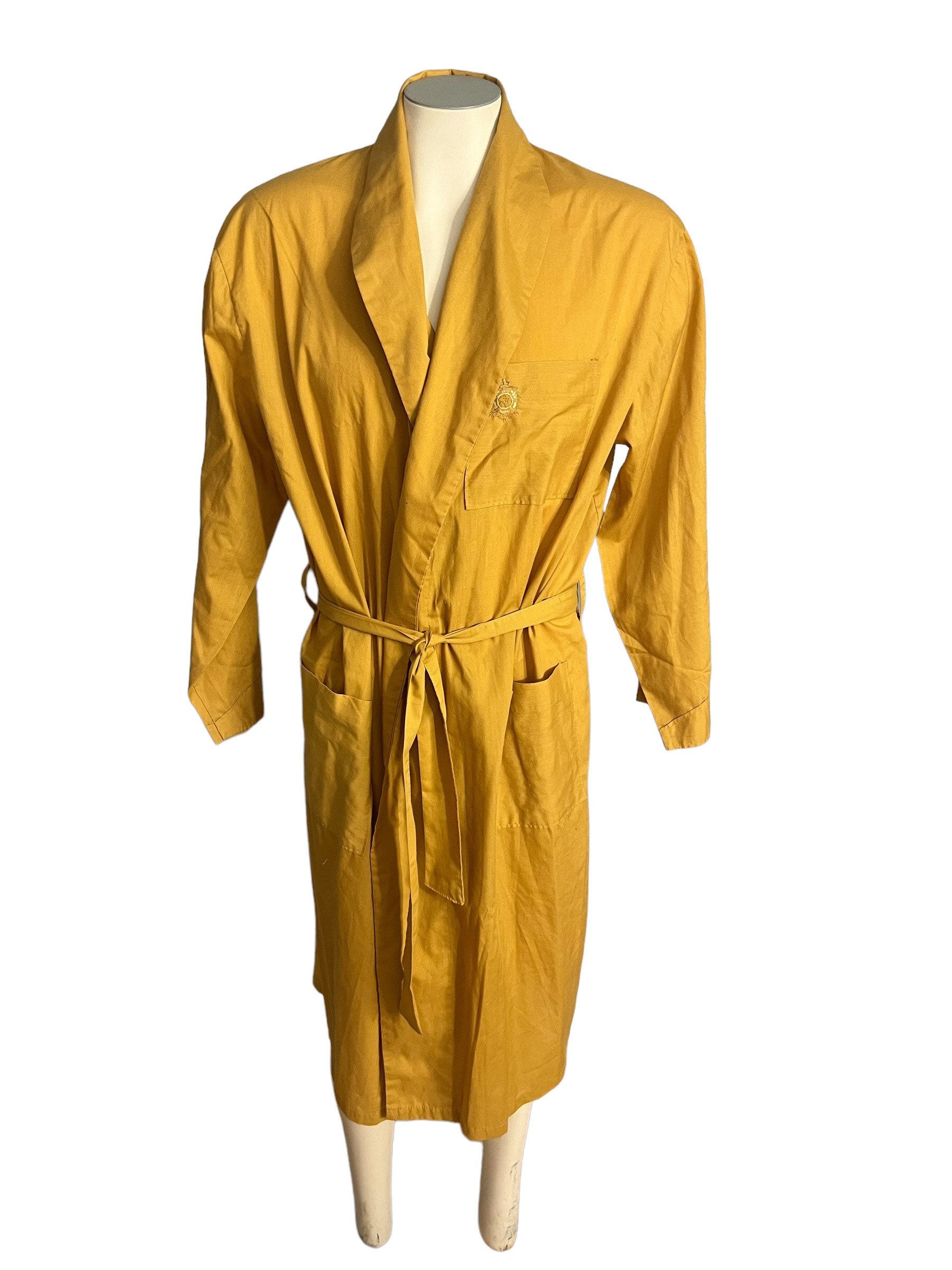Mustard yellow dressing gown deals