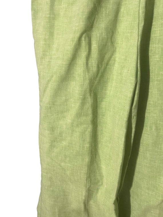 Vintage 70's green bellbottoms L - image 6