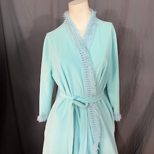 Vintage 60&#39;s Sears lounge robe tassels M L