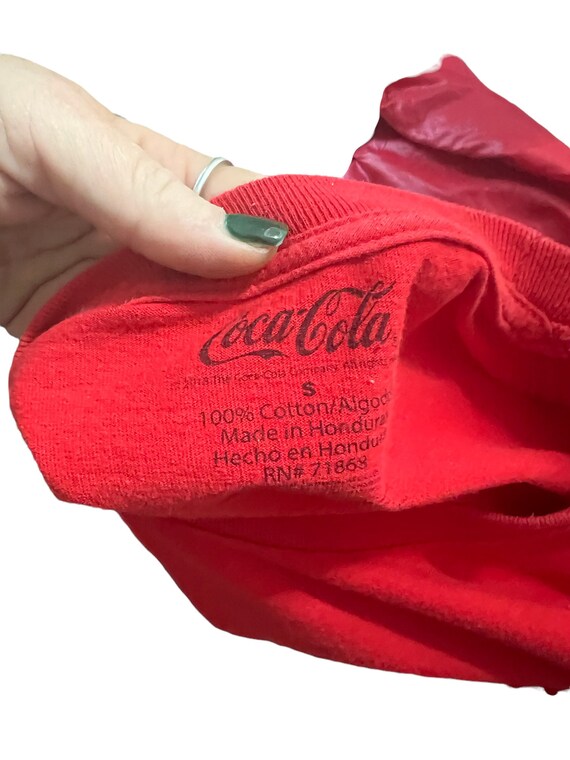 Vintage Coca-Cola half shirt S - image 6