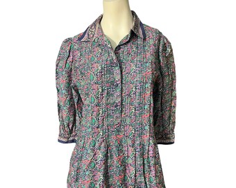Vintage volup floral dress Matti of Lynne L XL