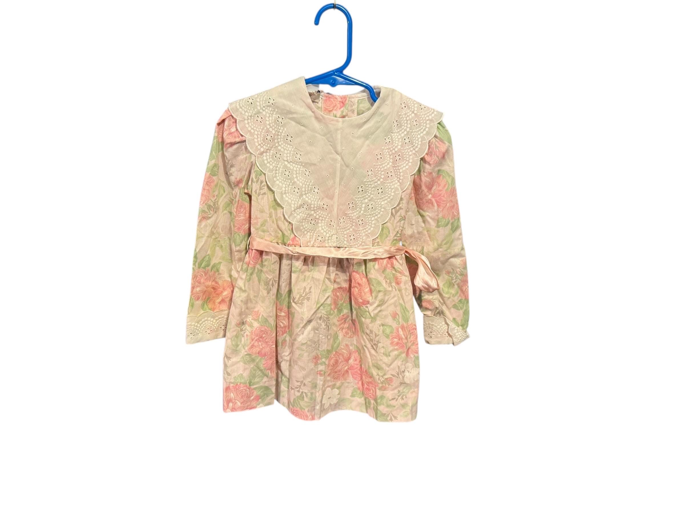 Robe en jean sans manches à noeud coton denim double stone bébé fille | La Halle