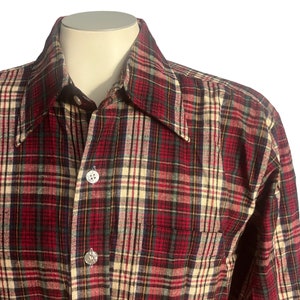 Vintage 70&#39;s flannel shirt L 1166 Collection