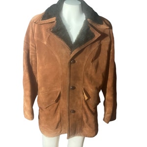 Vintage 70's Sears Men's Leather Jacket 42 - Etsy