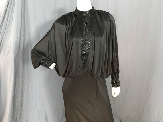 Vintage Jack Bryan 1970’s 80’s long black Victoria