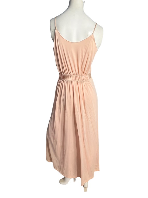 Vintage 70's peach nightgown L Gossard Artemis - image 5