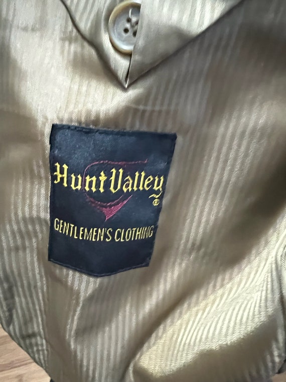 Vintage brown corduroy suit jacket 44R Hunt Valley - image 7