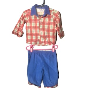 Vintage 70&#39;s Park Bench kids baby set 12 month