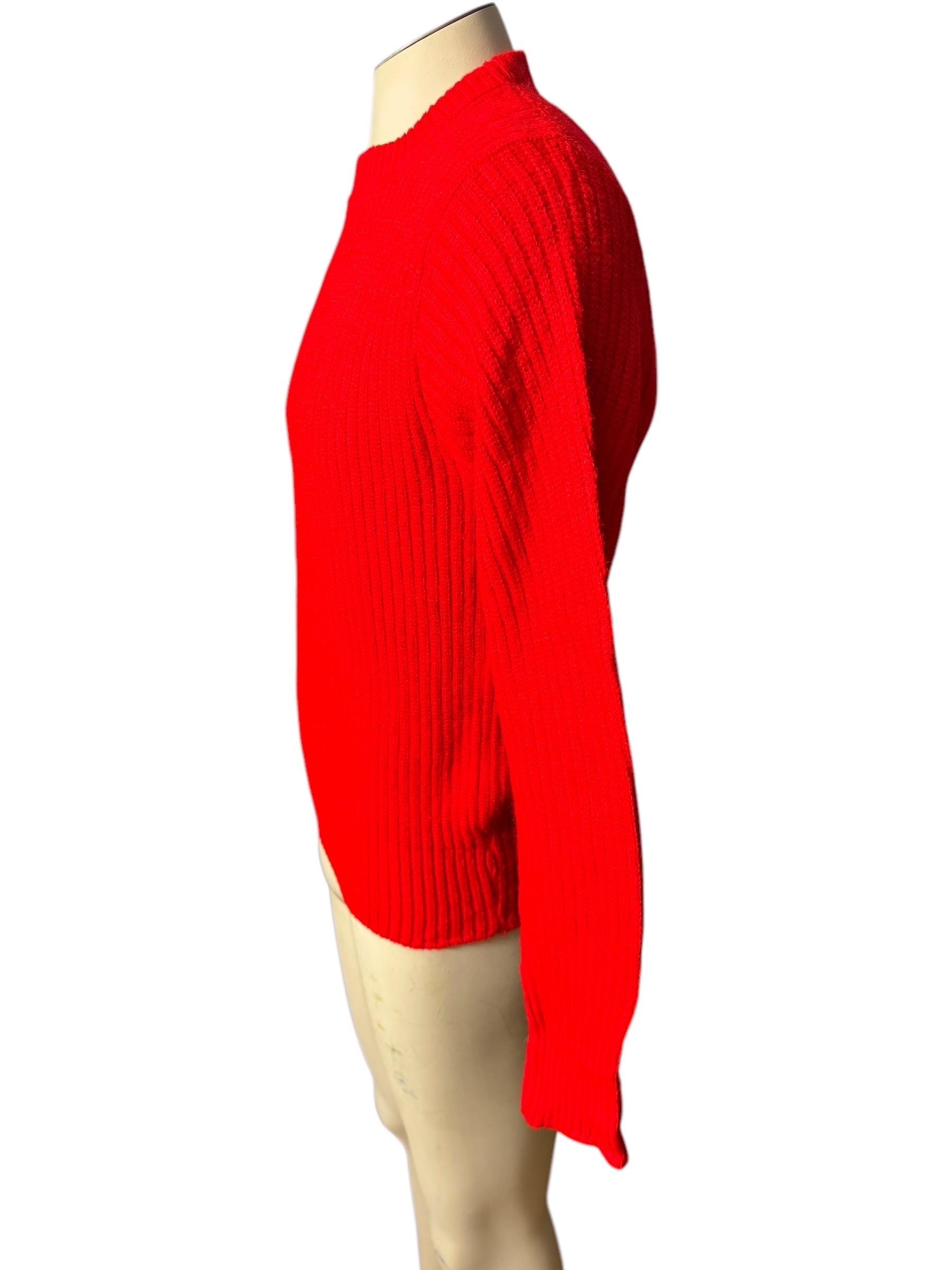 Vintage 60's Red Men's Sweater M Revere - Etsy
